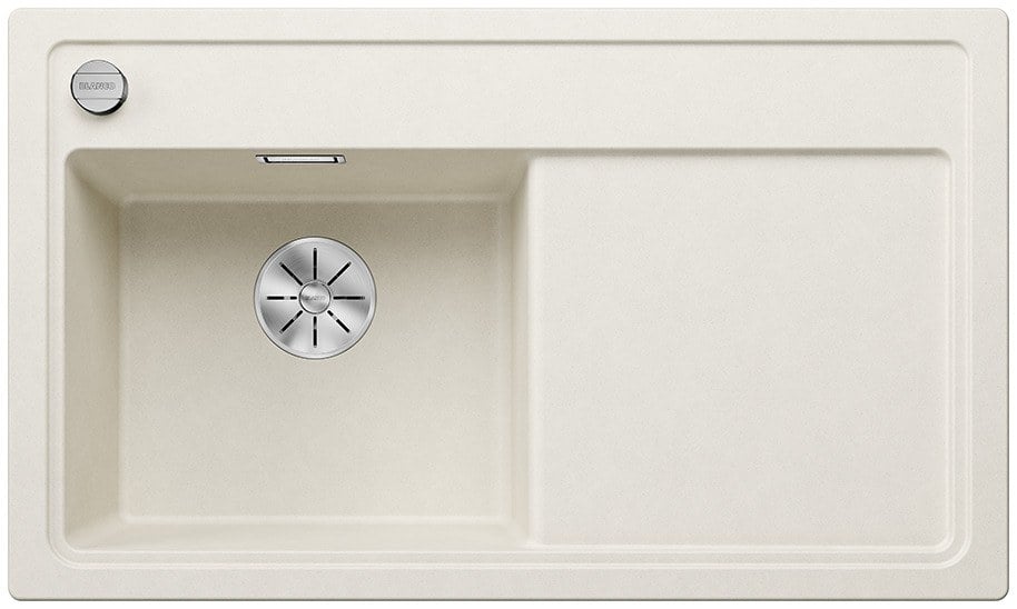 Kitchen sink Blanco Zenar 45 S White soft, left, with offset