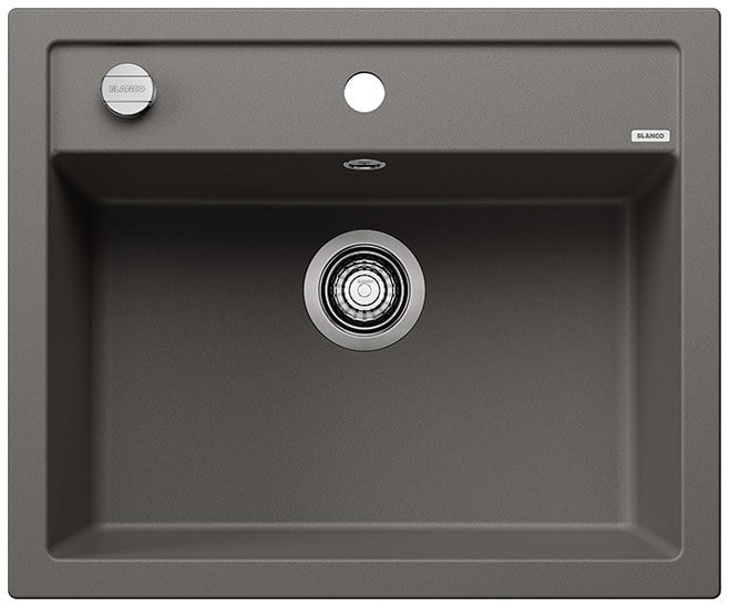 Kitchen sink Blanco Dalago 6 Grey Volcano, with offset
