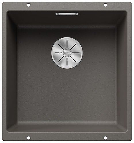Kitchen sink Blanco Subline 400-U Gray volcano, without pull-out