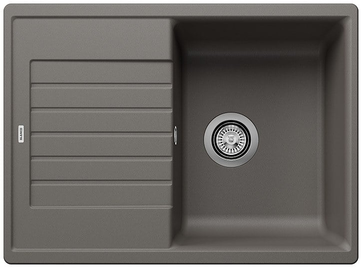 Sink Blanco ZIA 45 S Compact Silgranit gray volcanic