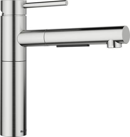 Kitchen tap with shower Blanco ALTA II-S PVD steel, pull-out shower with switching