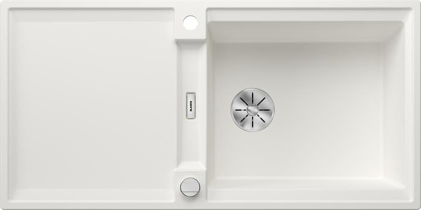 Kitchen sink Blanco Adira XL 6 S-F White soft, with a grid