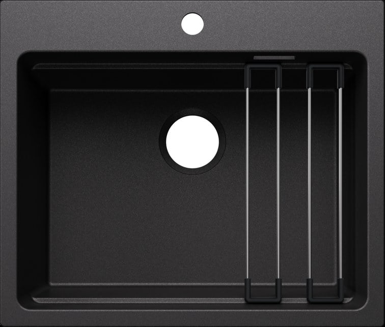 Kitchen sink Blanco Etagon 6 Antracit, without accessories, with slides