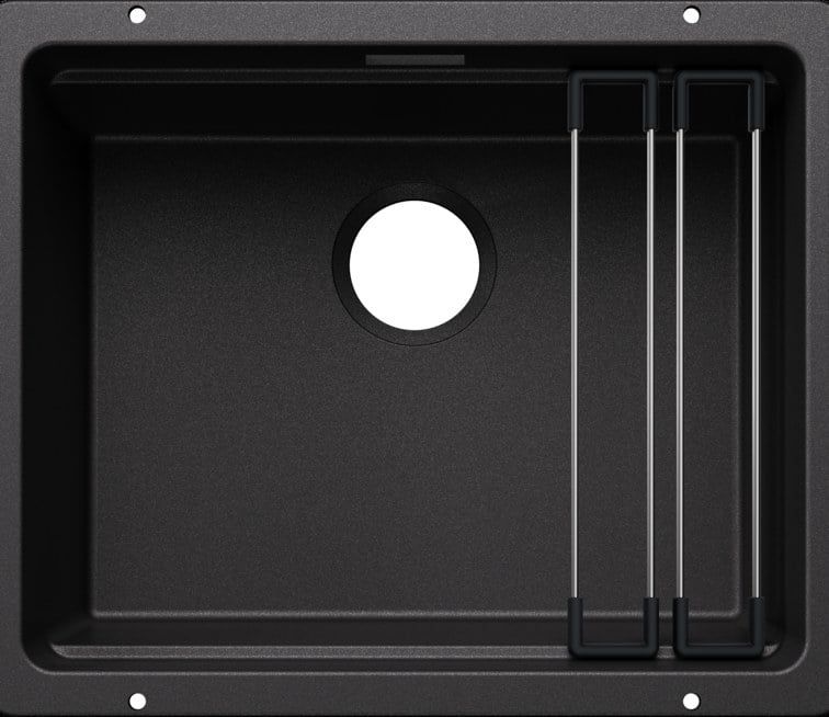 Kitchen single‑basin sink Blanco Etagon 500‑U Anthracite, without accessories, with slides