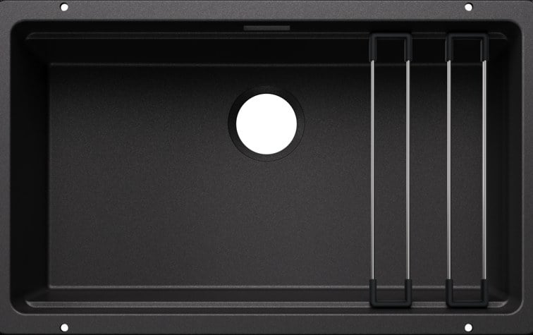 Kitchen sink Blanco Etagon 700-U Anthracite, without accessories, with rollers
