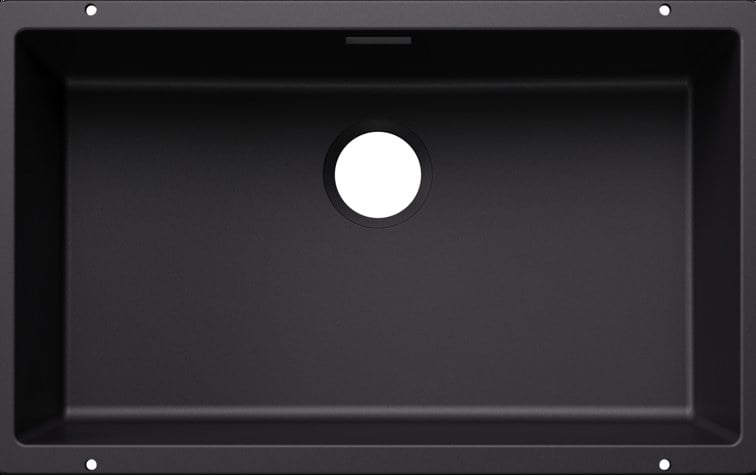 Kitchen sink Blanco Subline 700-U Black, without accessories