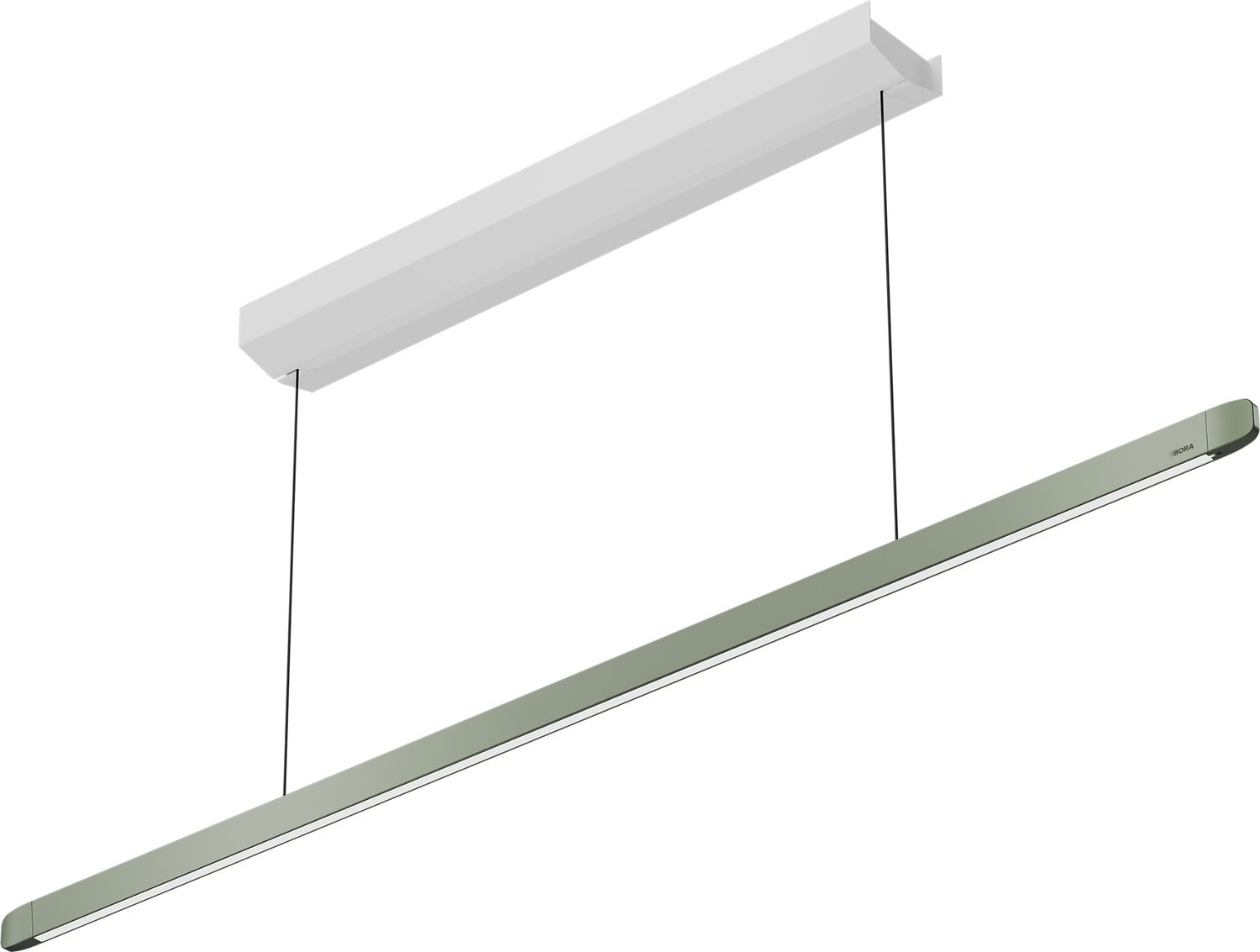 BORA Horizon pendant light move – moss green