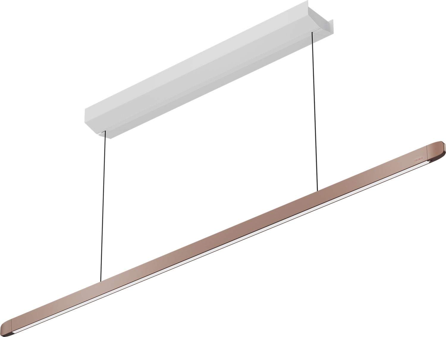 BORA Horizon pendant light move – rose gold
