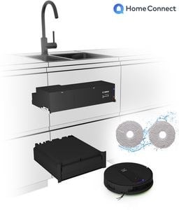 Einbau‑Roboter‑Staubsauger BCRI3BX1 mit Wischfunktion