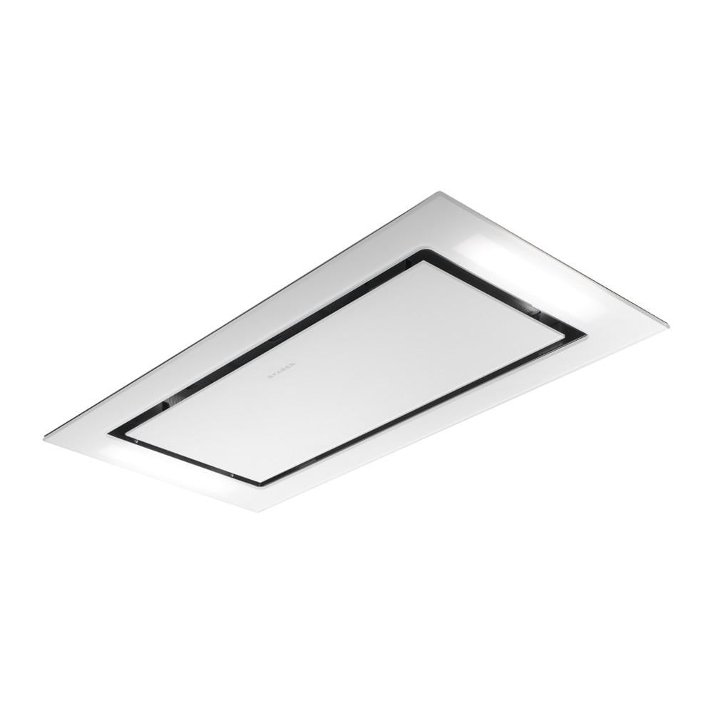 Island extractor hood Faber HEAVEN GLASS 2.0 WH A90 RB without motor