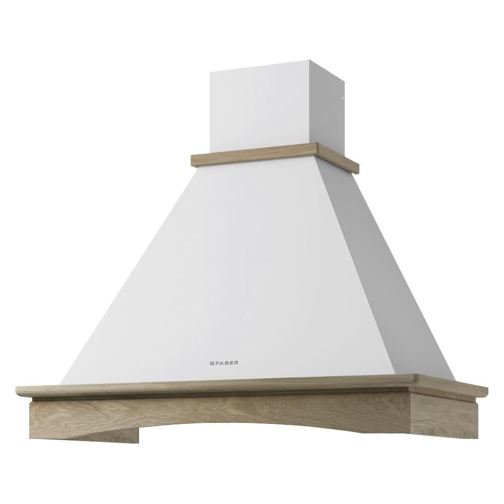 Faber RANCH WH A90 chimney extractor hood, frameless