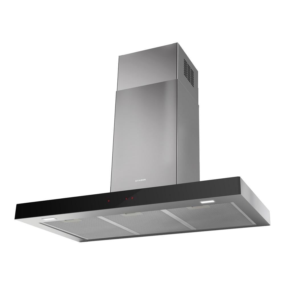 Chimney extractor hood Faber STILO GLASS SMART X/BK A90