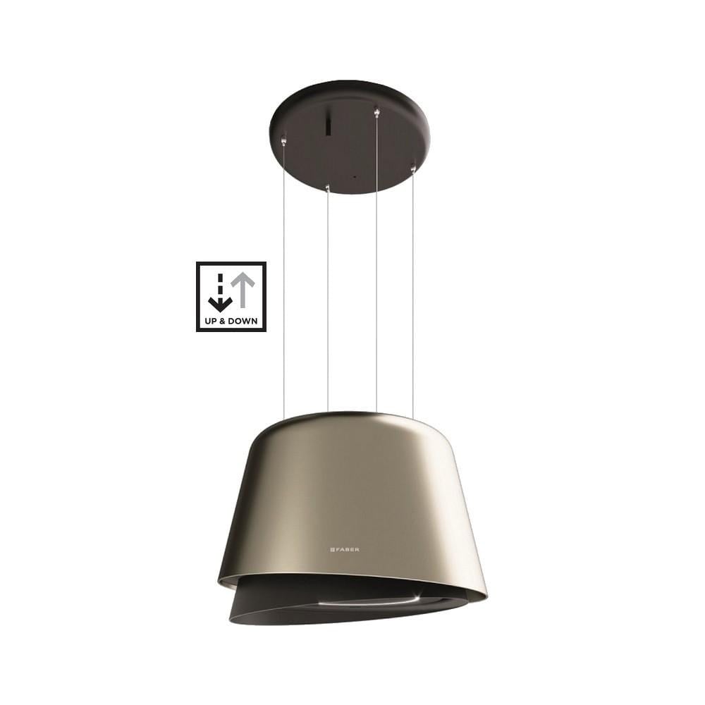 Island extractor hood Faber BELLE PLUS GOLD/DG MATT KL