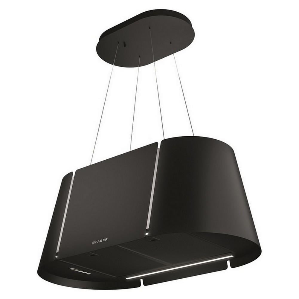 Island extractor hood Faber BEAT XL BK MATT F80