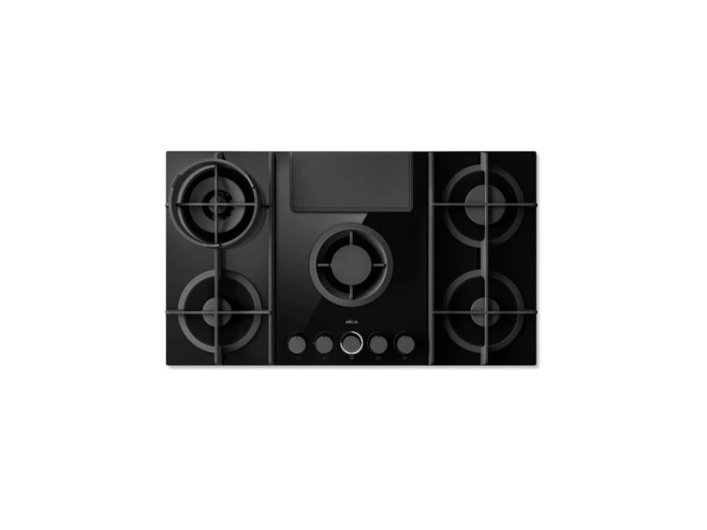 Gas hob with extraction NIKOLATESLAFLAMEEVOBL/A/88