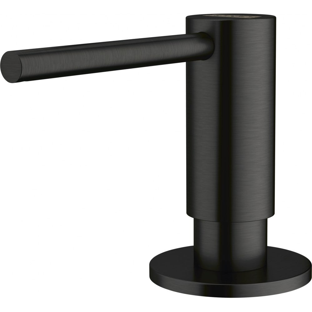 ATLAS NEO soap dispenser, full stainless steel, black