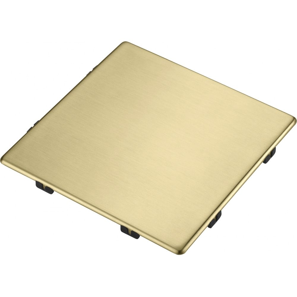 Valve cover Franke 112.0717.419, rectangular, Celonerez gold