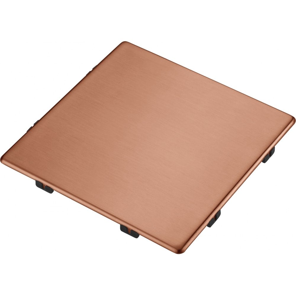 Valve cover Franke 112.0717.420, square, Celonerez copper