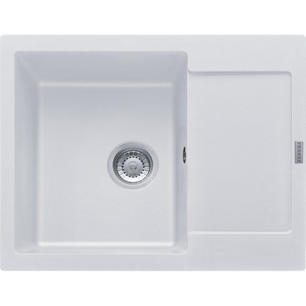 Kitchen Fragranite single-basin sink Franke Maris MRG 611-62 White‑LED