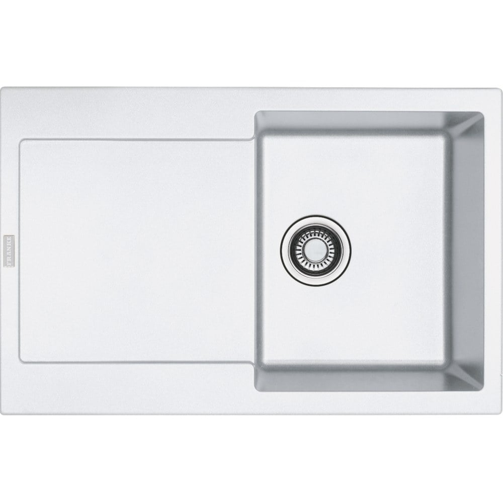 Kitchen fragranite single-basin sink Franke Maris MRG 611 White-led
