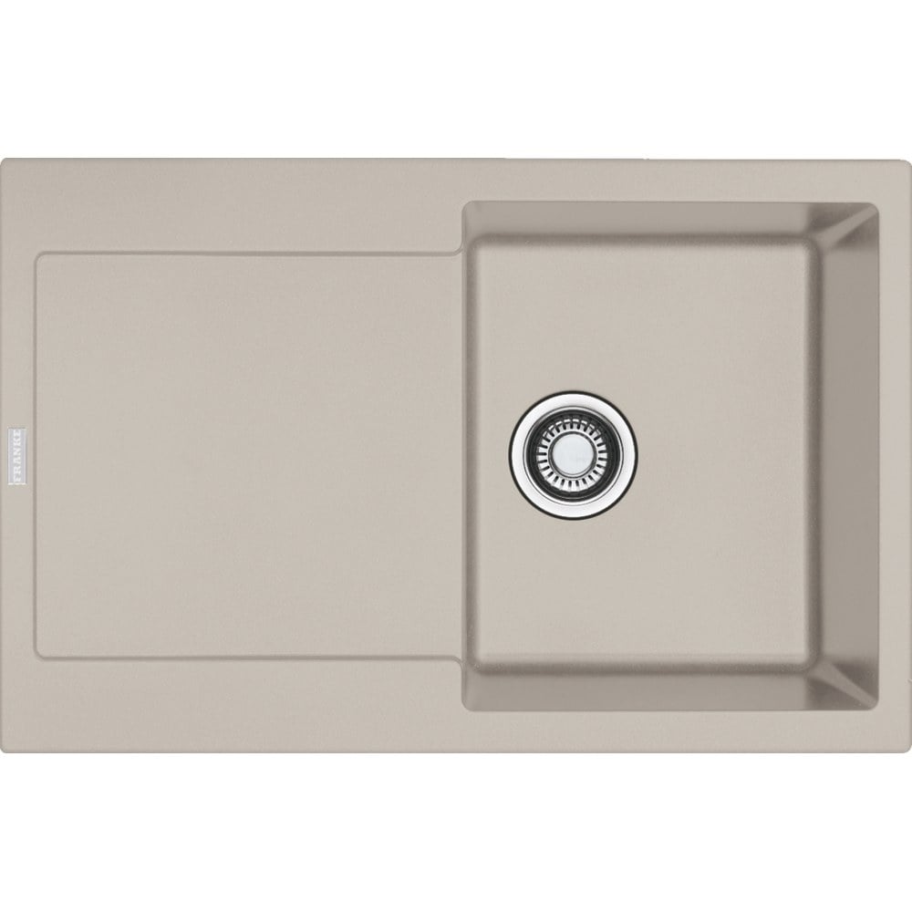 Kitchen sintered ceramic single sink Franke Maris MRG 611 Sahara