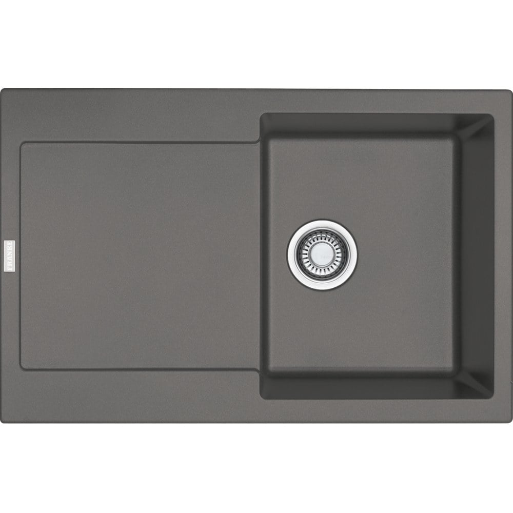Kitchen fragranite single-basin sink Franke Maris MRG 611 in Gray stone
