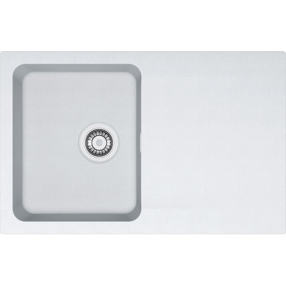 Kitchen tectonite single sink Franke Orion OID 611-78 White
