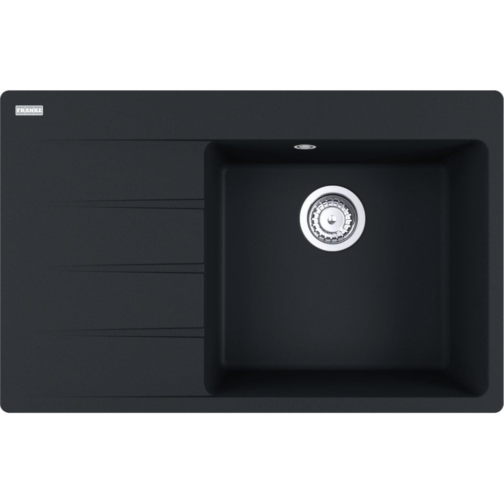 Kitchen fragranite single‑sink Franke Centro CNG 611-78 TL/7 matte black, right
