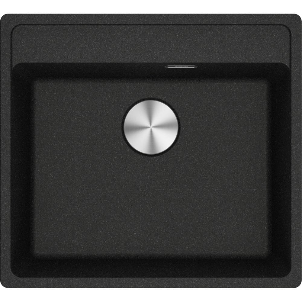 Kitchen fragranite single-basin sink Franke Maris MRG 610-52 RTL Onyx