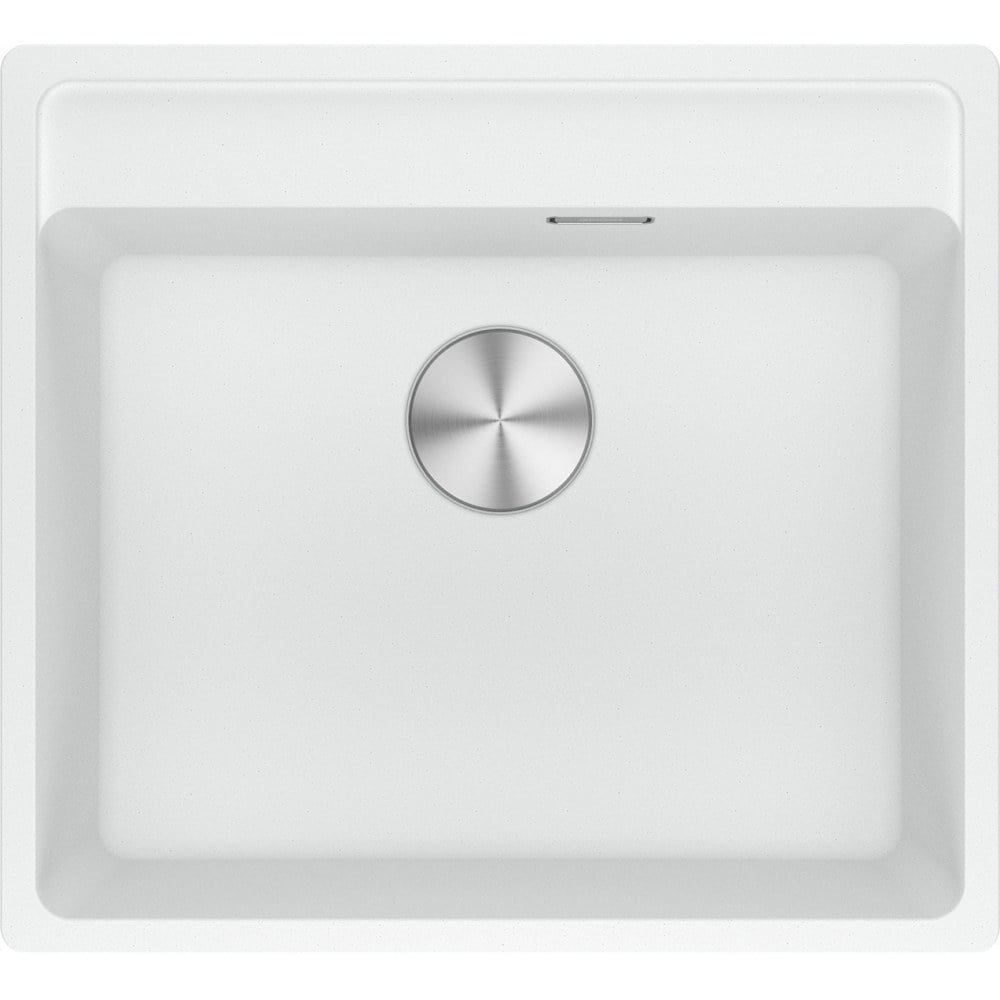 Kitchen sintered ceramic single sink Franke Maris MRG 610-52 RTL White‑LED
