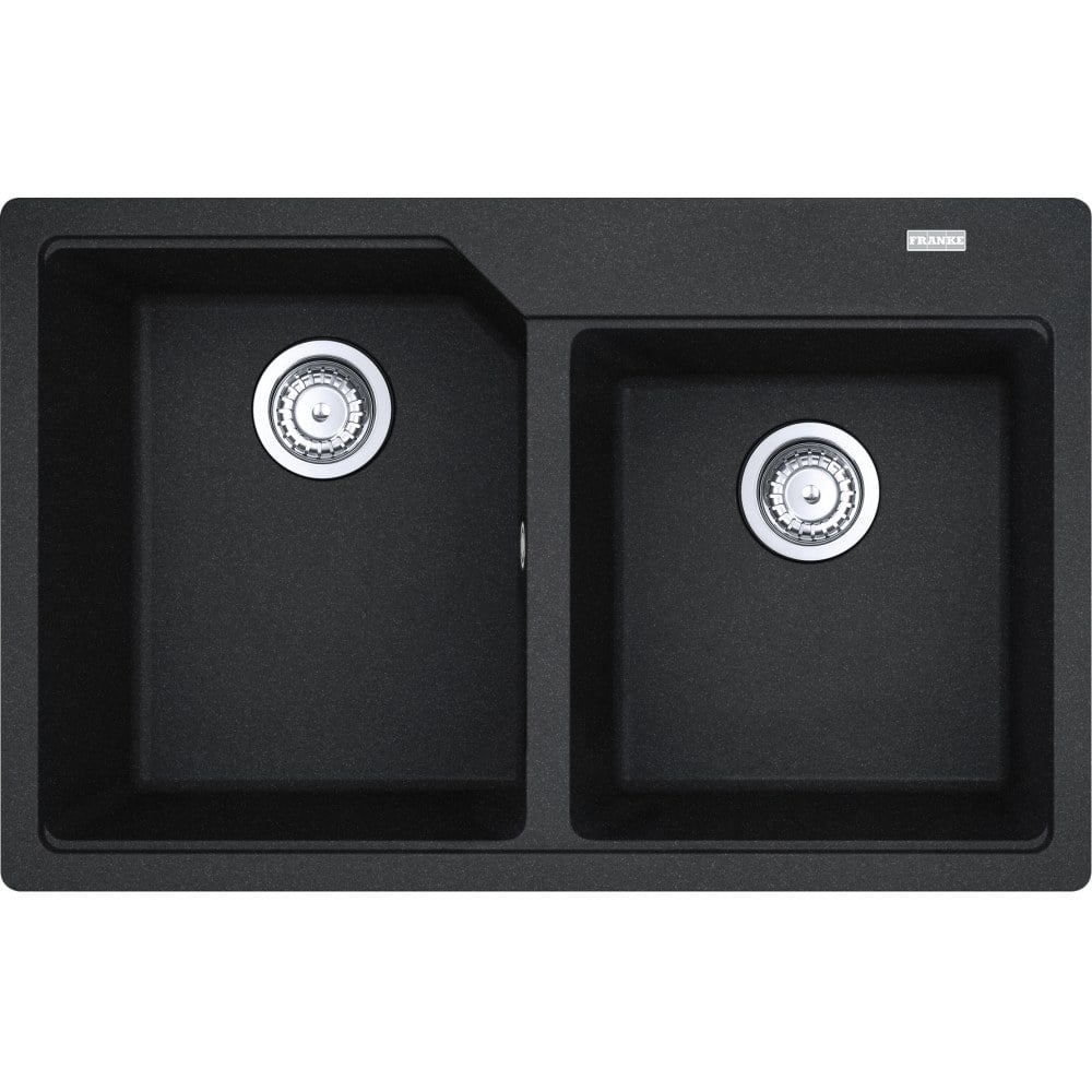 Granite double sink Franke UBG 620-78 onyx