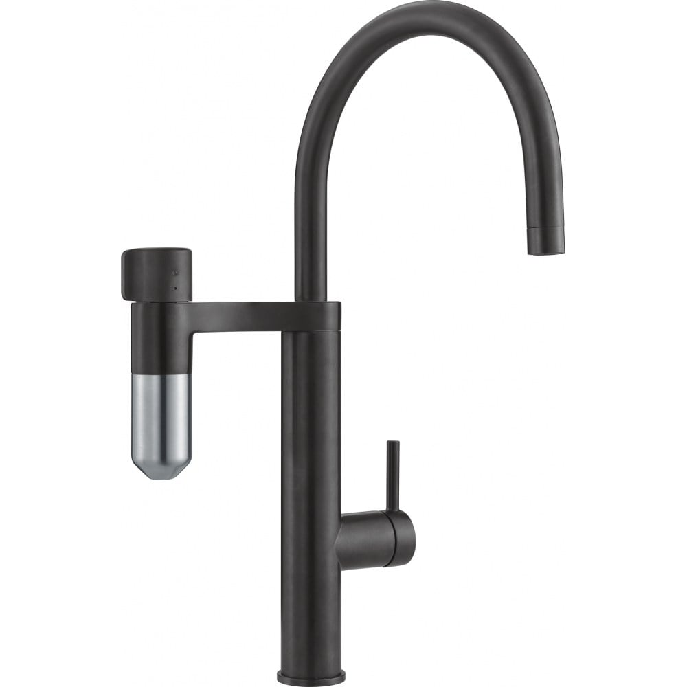 Franke Vital Tap kitchen tap in matte black/stainless steel