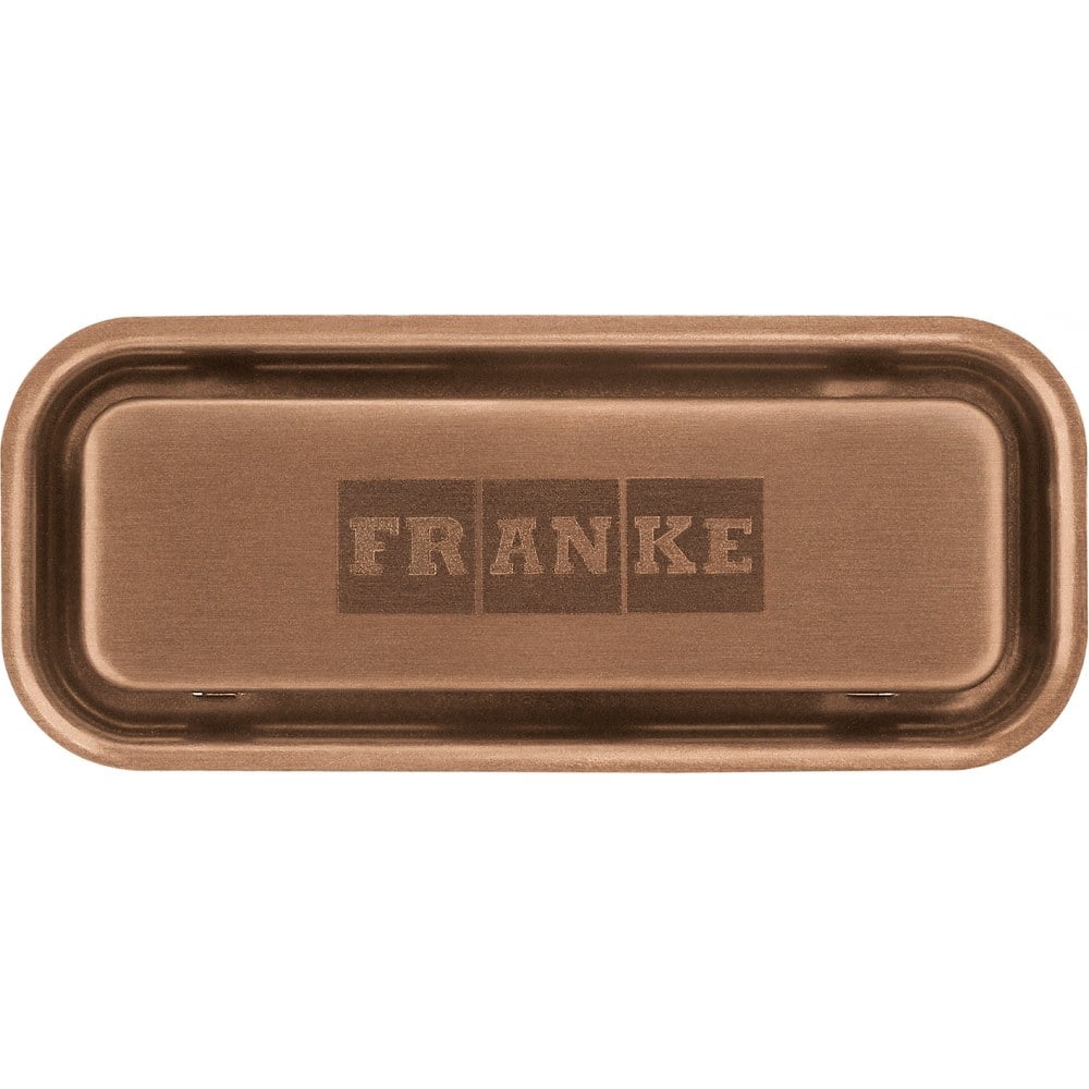 Square overflow cover Franke 133.0630.057 Celonerez copper