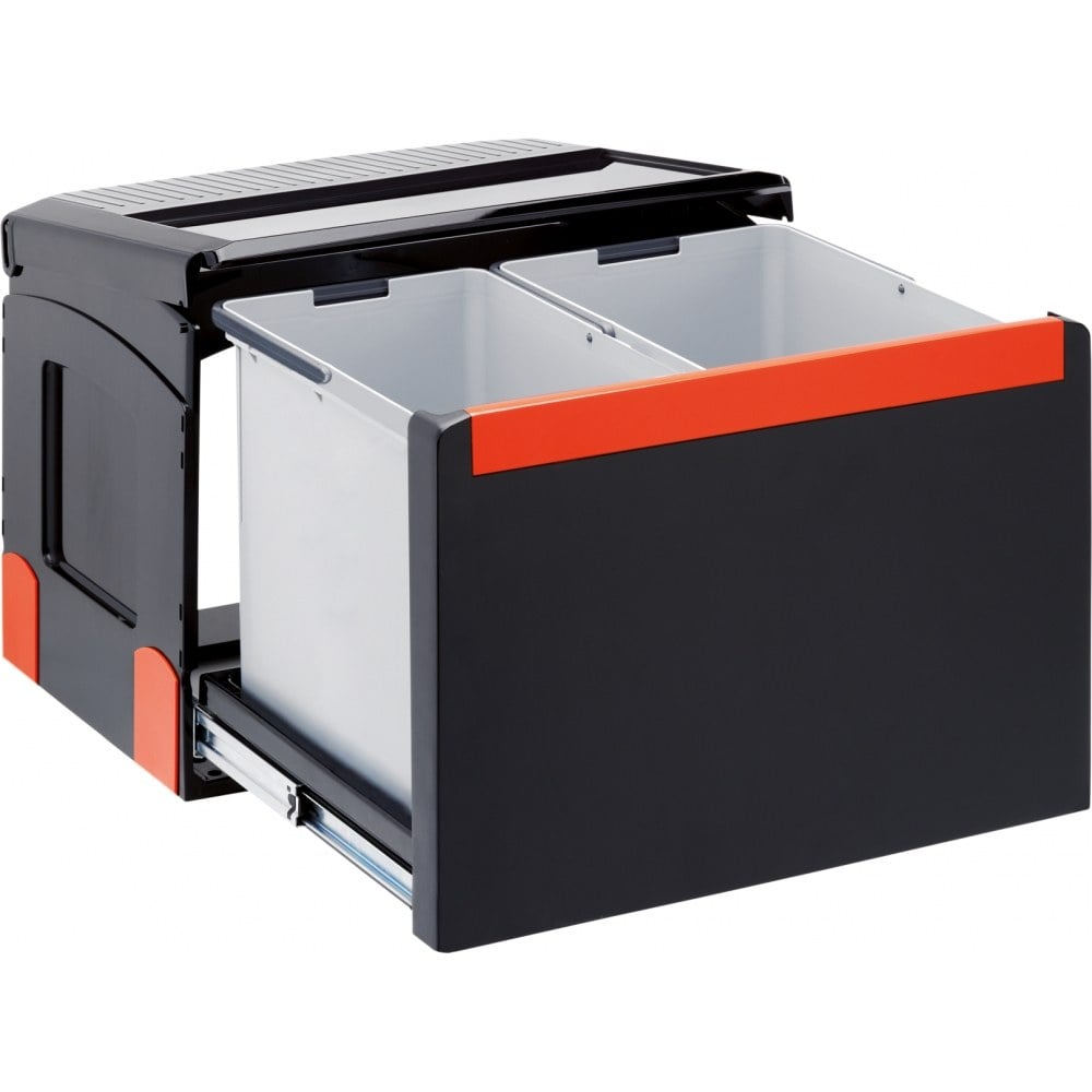 Sorter Cube 50 manual pull-out, 2 baskets, 1X14L, 1X18L