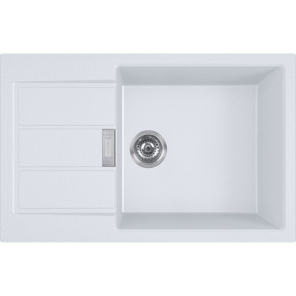 Franke Sirius S2D 611-78 XL tectonite kitchen single sink – White