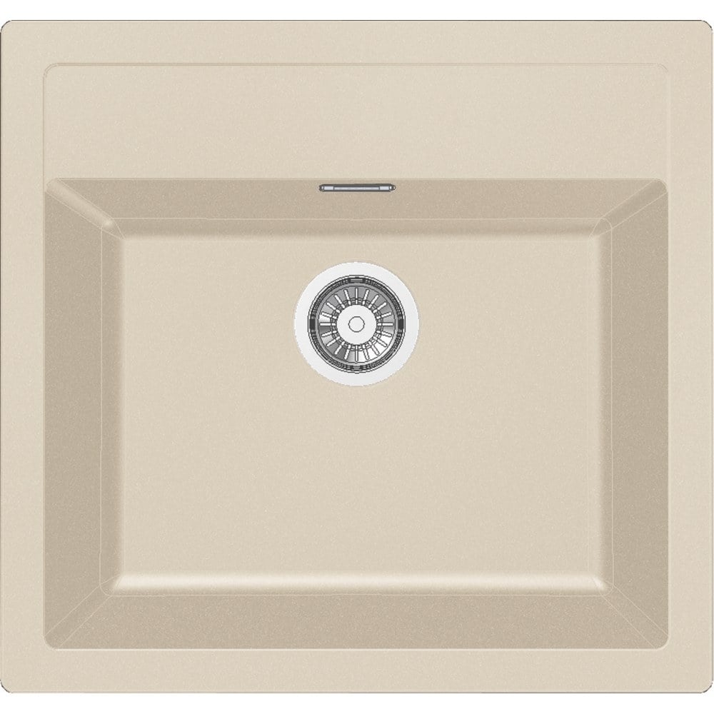 Kitchen tectonite single sink Franke Sirius SID 610 Beige