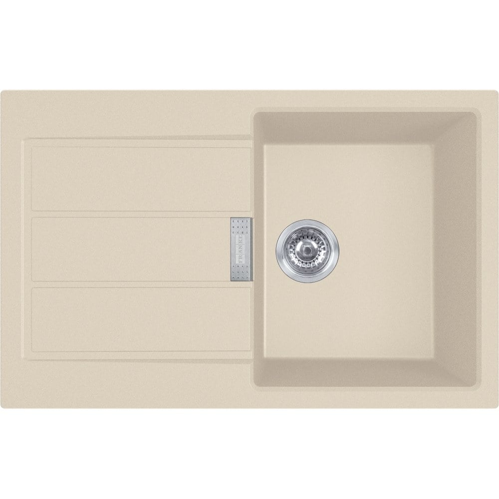 Kitchen tectonite single-basin sink Franke Sirius S2D 611-78 Beige