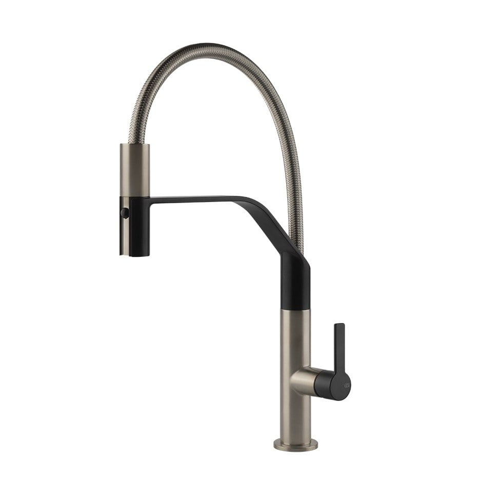 Kitchen tap Gessi 60005-599 46,9 cm from the Mesh Matt Black/ Finox collection