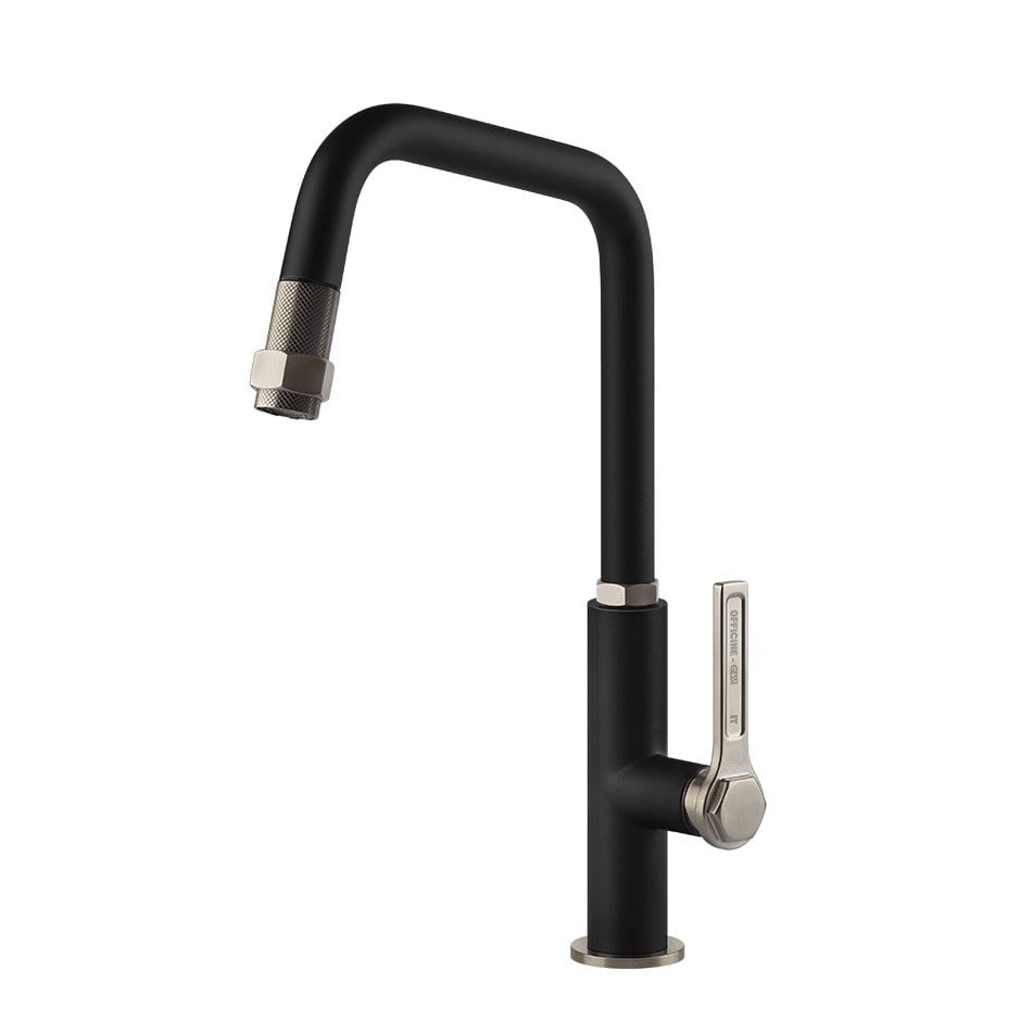 Kitchen tap Gessi 60053-599 37,9 cm from the Officine Matt Black collection