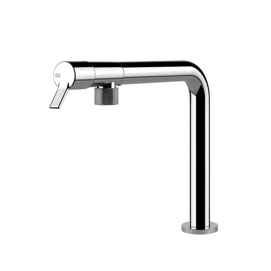 Kitchen tap Gessi with swivel spout 60073-031 27,7 cm from the Fisso Chrome collection