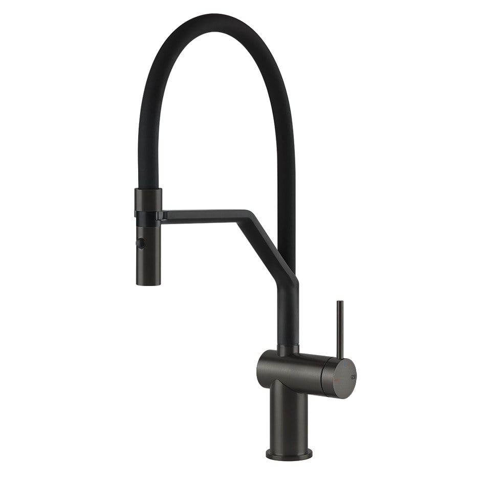 Kitchen tap Gessi 60429-707 46,1 cm Black Metal Brushed PVD