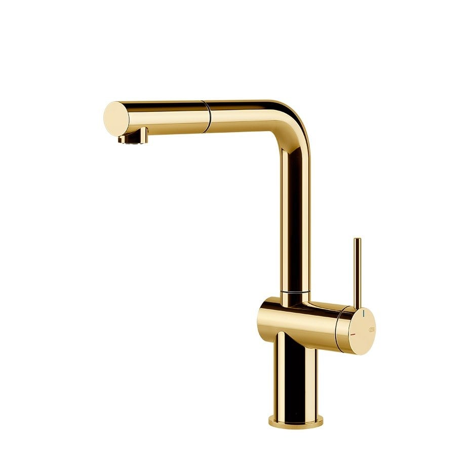 Kitchen tap Gessi 60433-246 29,3 cm from the Inedito Gold PVD collection