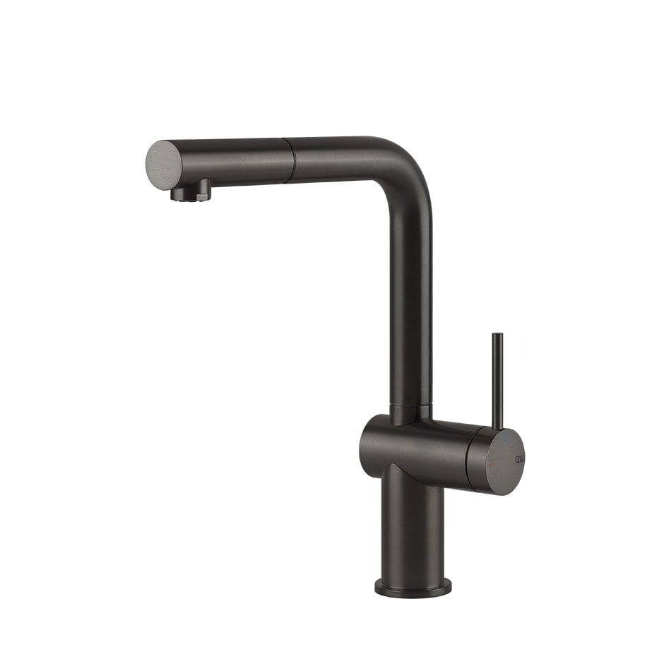 Kitchen tap Gessi 60433-707 29,3 cm from the Inedito Black Metal Brushed PVD collection