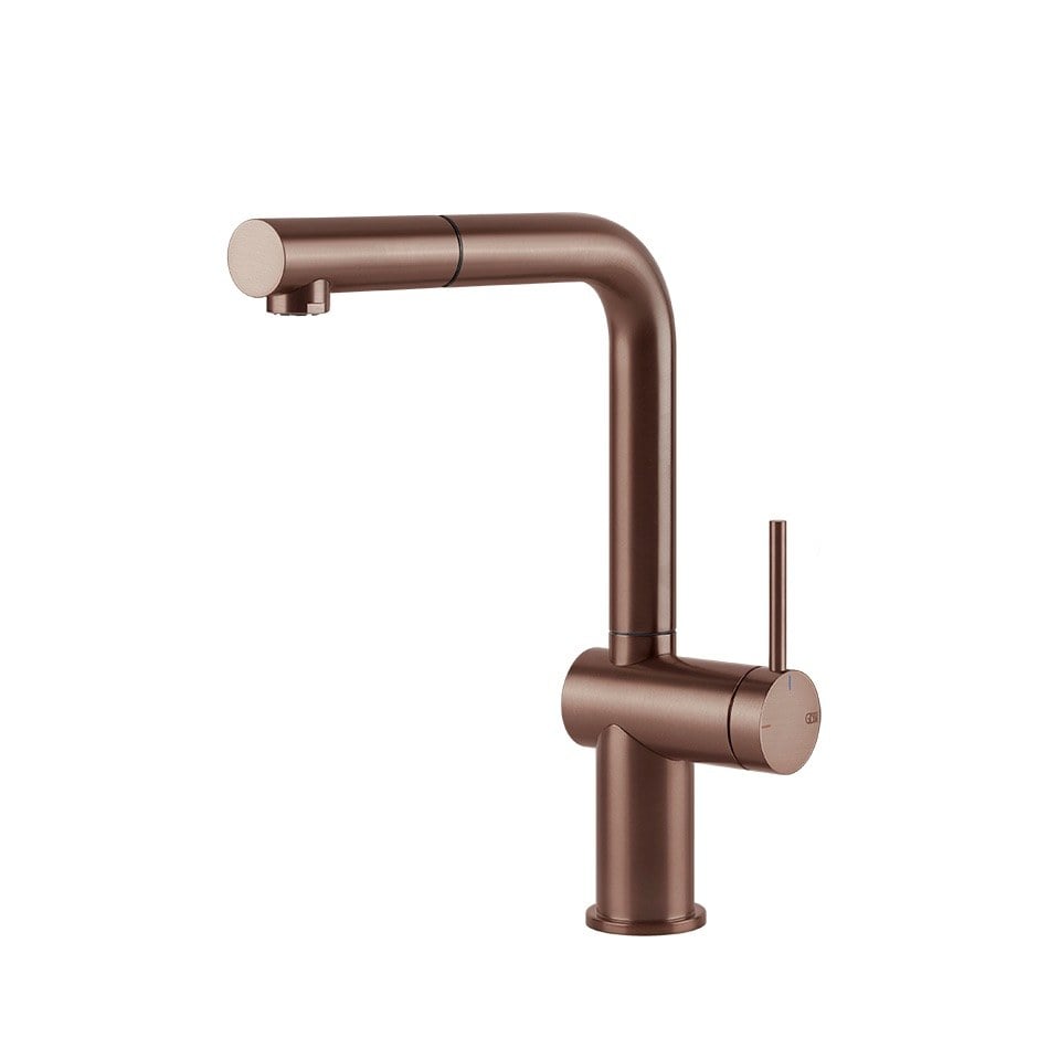 Kitchen tap Gessi 60433-708 29,3 cm from the Inedito Copper Brushed PVD collection