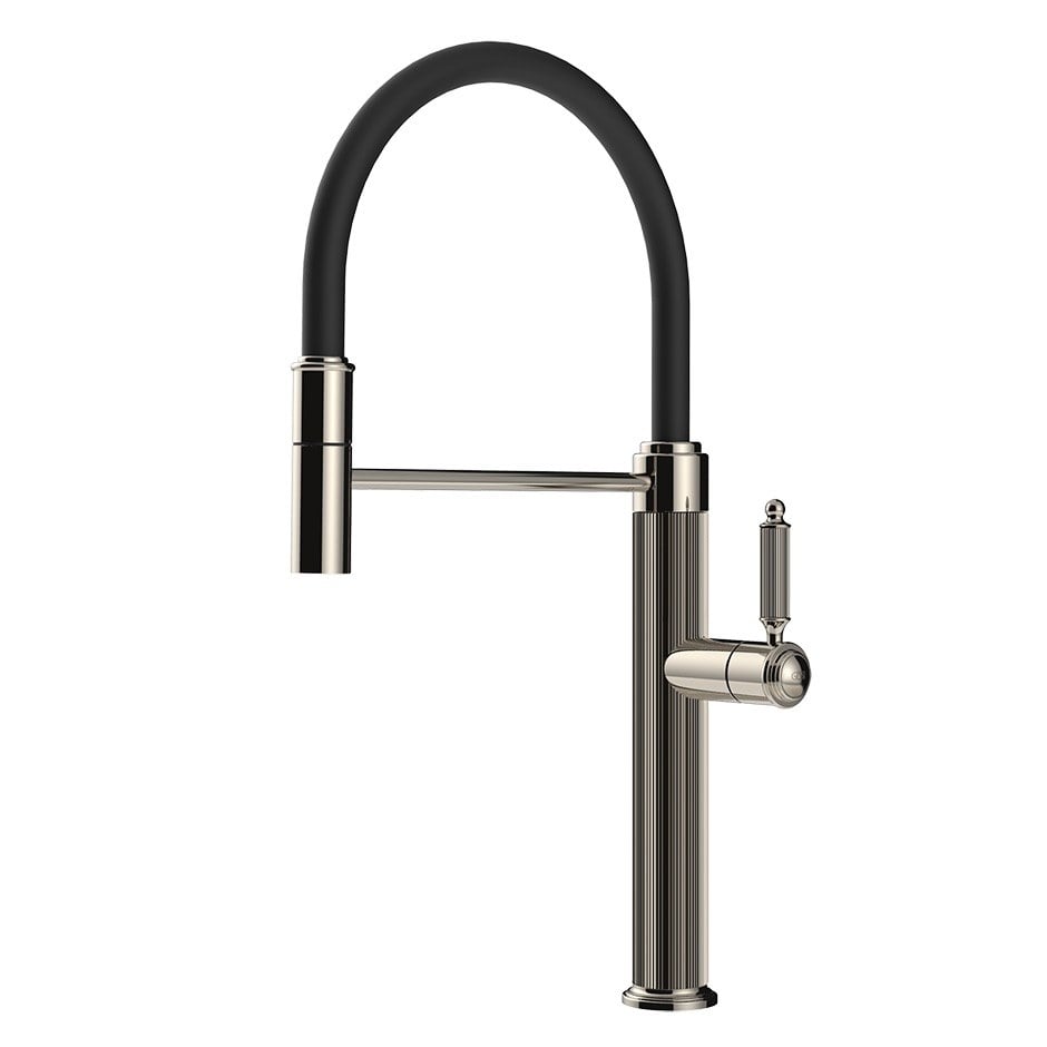 Kitchen tap Gessi Semi-Pro from the Venti20 collection 60634 720 Nickel Pvd