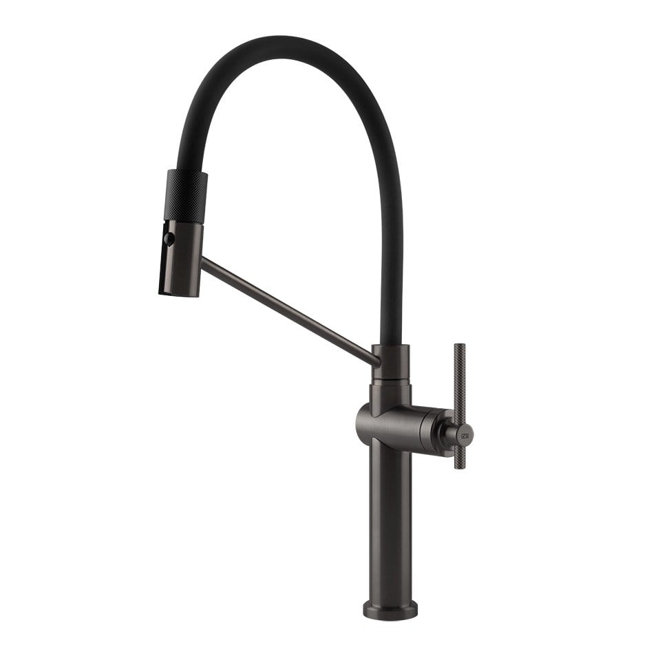 Kitchen tap Gessi 60664-707 50 cm from the Habito Black Metal Brushed PVD collection