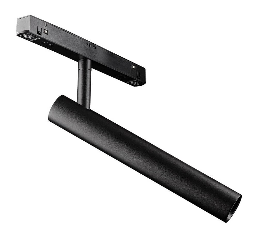 Spotlight for strip Eta, black, 6W, 3000K, 36°, CRI>90