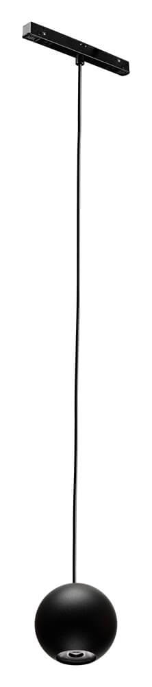 Aufhängeleuchte für Leiste Balo, schwarz, 8, 5W, 3000K, 410lm, Dali DT6, 36°, CRI>90