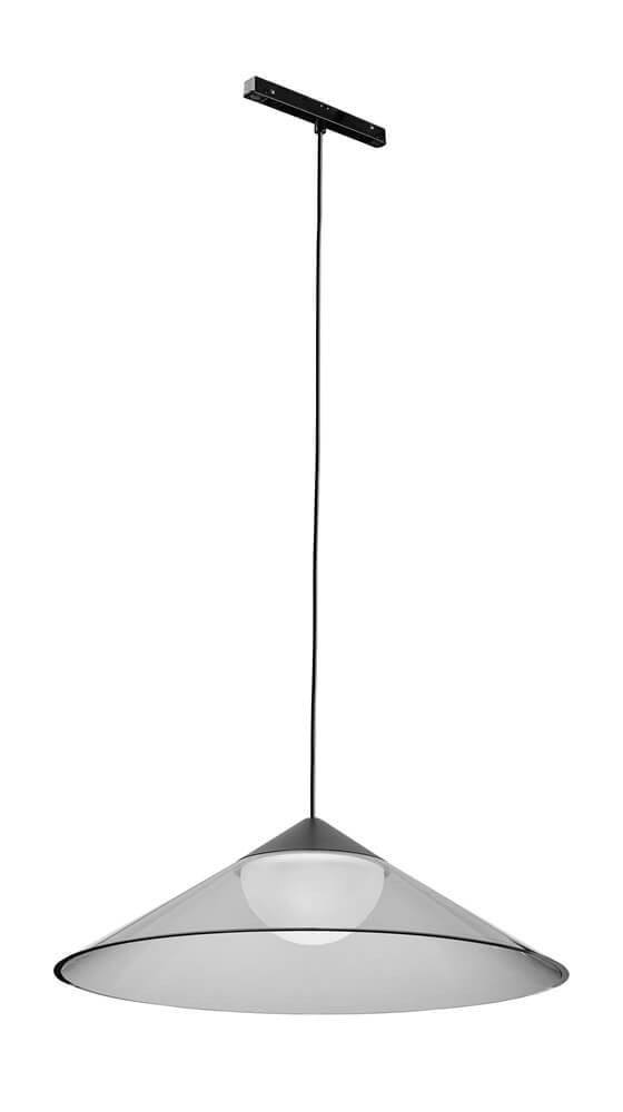 Aufhängleuchte für die Leiste Kone, Rauch, 9W, 3000K, 550lm, CRI>90