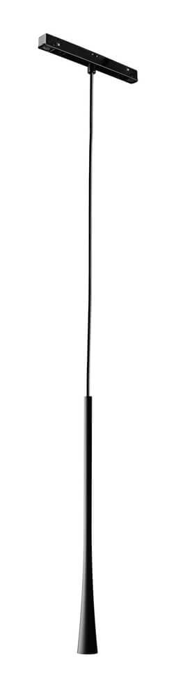 Hängeleuchte für Leiste Sigma, schwarz, 7W, 3000K, 213lm, 38°, CRI>90